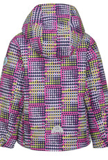 Girls Stripy Mini Ski Jacket
