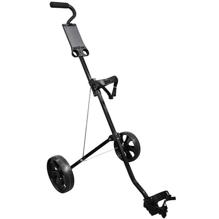 FastFold FastFold Basic Aluminium 2-wheel Golf trolley - Black