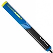 GolfPride Tour SNSR Straight Putter Grip 104cc - Zwart Blauw Geel