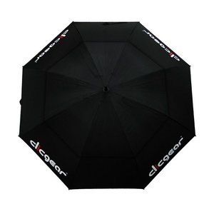 Clicgear Clicgear 68 inch Double Canopy Golfparaplu - Zwart Clicgear Clicgear 68 inch Double Canopy Golfparaplu - Zwart