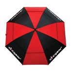 Clicgear 68 inch Double Canopy Golfparaplu - Rood Zwart