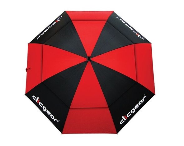 Clicgear Clicgear 68 inch Double Canopy Golfparaplu - Rood Zwart