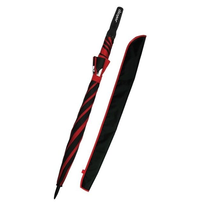 Clicgear Clicgear 68 Zoll Double Canopy Golfregenschirm - Rot Schwarz