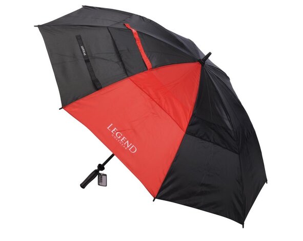Legend Legend Double Canopy Golf Umbrella - Black Red