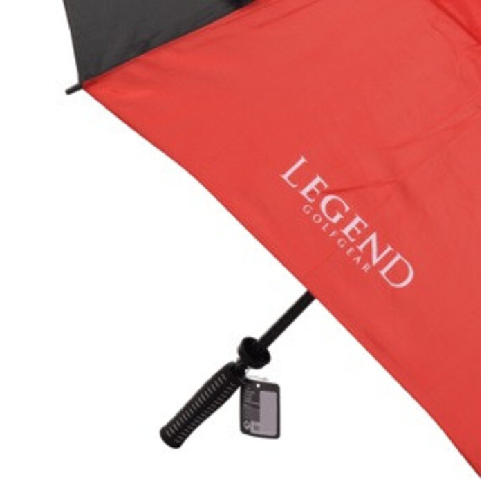 Legend Double Canopy Golfparaplu - Zwart Rood