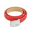 Mizuno Mizuno Leather Logo Belt - Red White