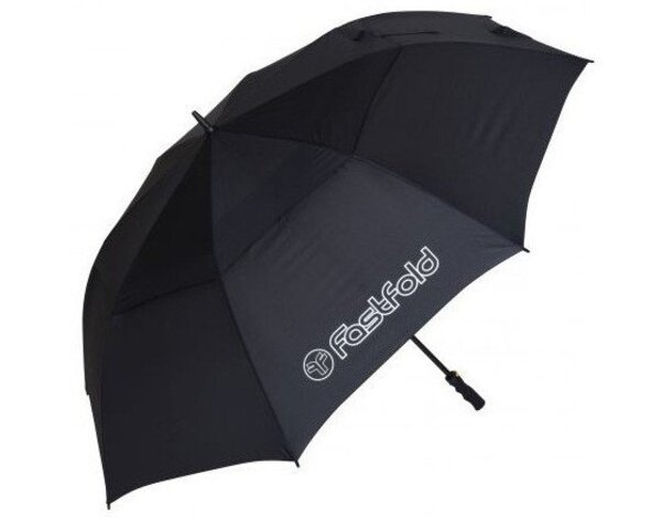 FastFold FastFold Double Canopy High End Golf Umbrella - Black
