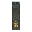 Nova Golf 'Born To Golf Forced To Work' Golfhanddoek - Grijs Geel