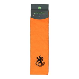 Nova Golf Nova Golf 'Holland Je Maintiendrai' Golf Towel - Orange Black