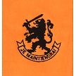 Nova Golf 'Holland Je Maintiendrai' Golf Towel - Orange Black