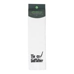 Nova Golf 'The Golffather' Toalla de Golf - Blanco Negro