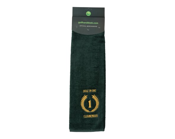 Nova Golf Nova Golf 'Hole In One Club Member' Serviette de golf - Vert