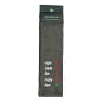 Nova Golf 'Eagle Birdie Bear' Golf Towel - Grey