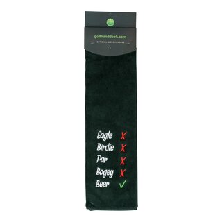Nova Golf 'Eagle Birdie Bear' Golf Towel - Green
