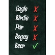 Nova Golf Nova Golf 'Eagle Birdie Beer' Golfhanddoek - Groen