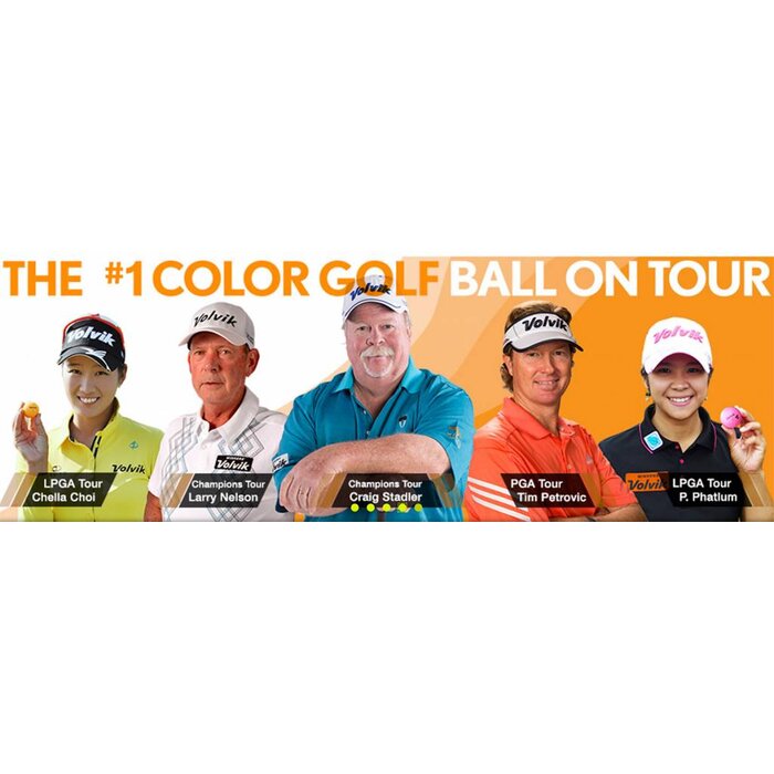 Volvik Volvik Vivid Golfbälle Country Pack DE - 9 Stück