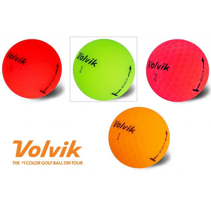 Volvik Volvik Vivid Golfbälle Country Pack DE - 9 Stück