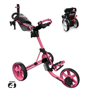 Clicgear Clicgear 4.0 Golftrolley - Roze Clicgear Clicgear 4.0 Golftrolley - Roze