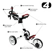 Clicgear Clicgear 4.0 Golftrolley - Lime Groen
