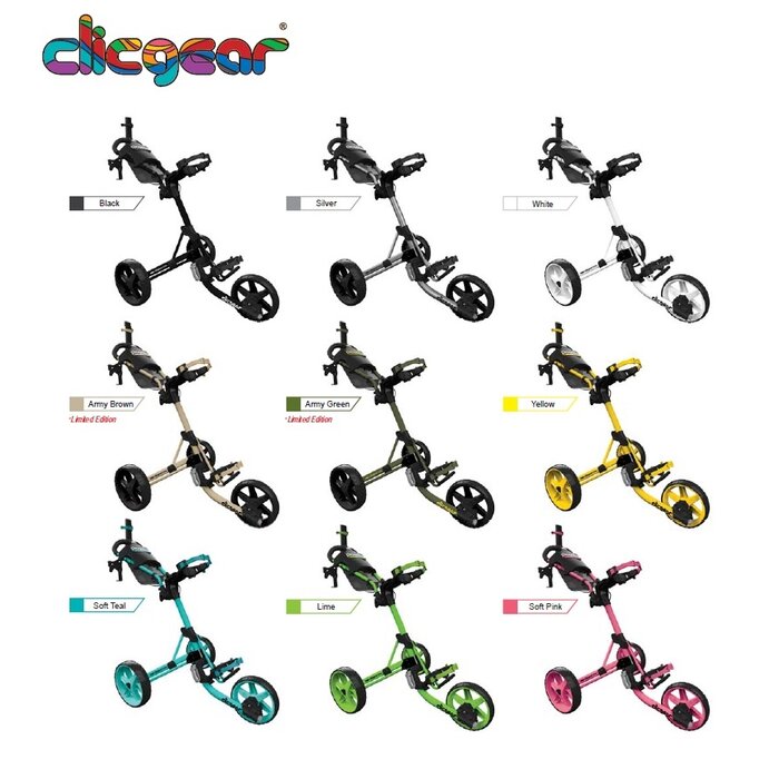 Clicgear Clicgear 4.0 Golftrolley - Lime Groen