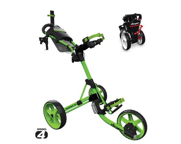 Clicgear Clicgear 4.0 Golftrolley - Lime Groen
