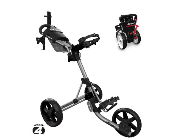 Clicgear Clicgear 4.0 Golftrolley - Zilver
