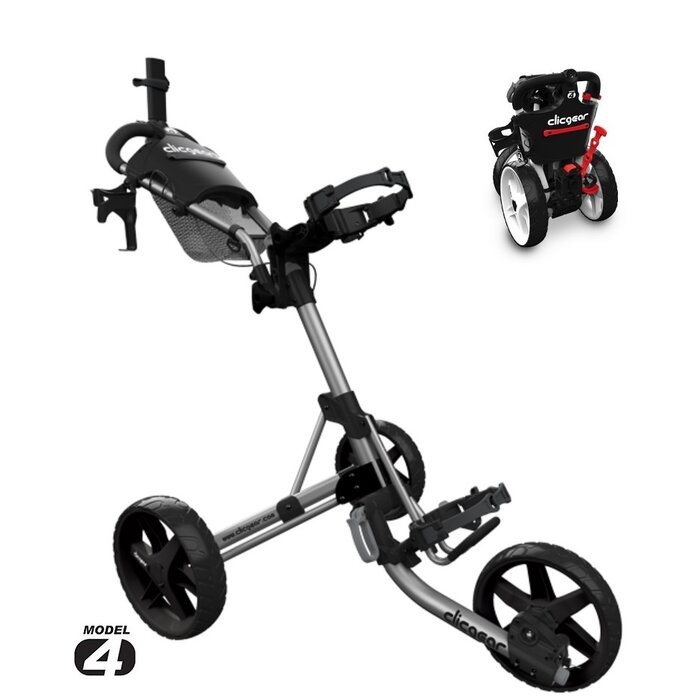 Clicgear Clicgear 4.0 Golftrolley - Zilver