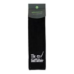 Nova Golf 'The Golffather' Golf Towel - Black White