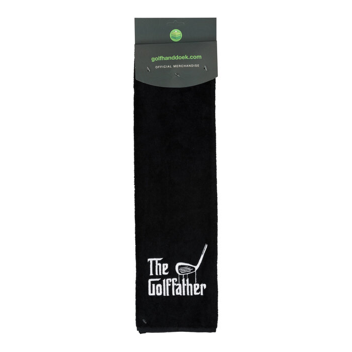 Nova Golf Nova Golf 'The Golffather' Golf Towel - Black White