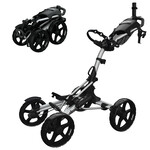 Clicgear 8.0+ Golf Trolley - Silver Black