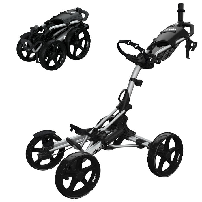 Clicgear Clicgear 8.0+ Golftrolley - Zilver Zwart