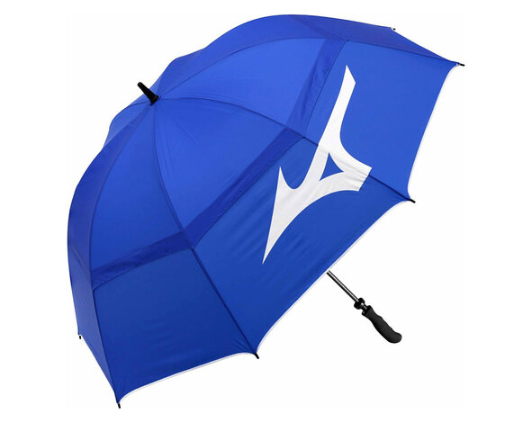 Mizuno Mizuno Tour 55 inch Twin Canopy Staff Golfparaplu - Blauw Wit