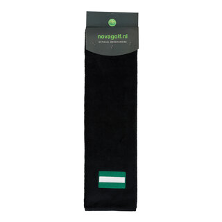 Nova Golf Nova Golf 'Flagge von Rotterdam' Golfhandtuch - Schwarz