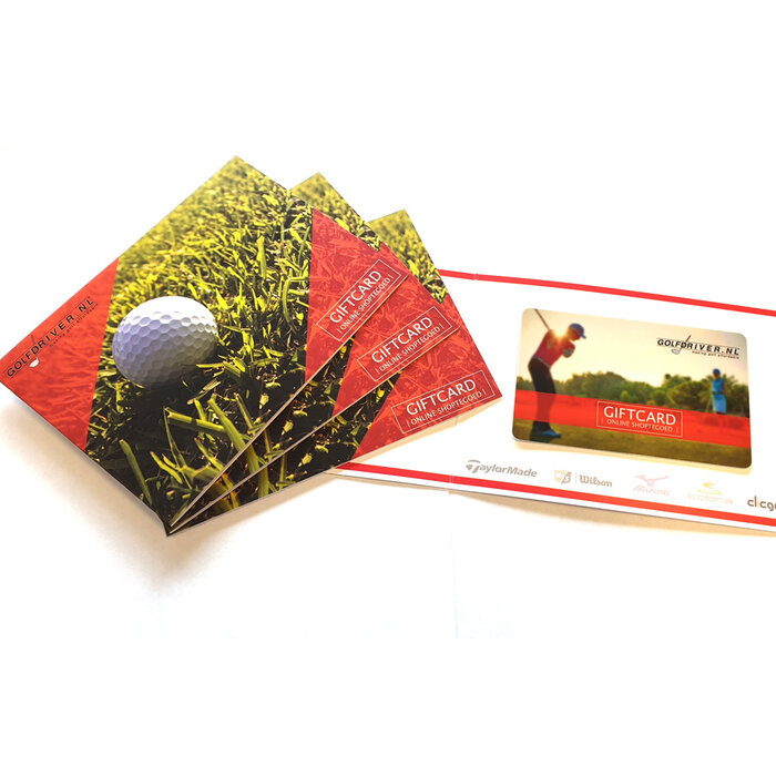 GolfDriver.nl GiftCard Met GolfDriver.nl Shoptegoed