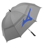 Mizuno Tour 55 inch Twin Canopy Staff Golf Umbrella - Grey Blue