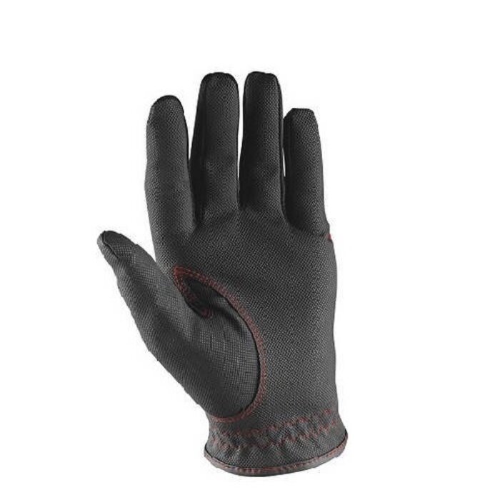Wilson Wilson Junior Golfhandschuh - Schwarz Rot (Für Rechtshänder)