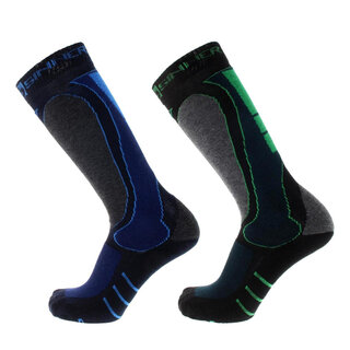 Sinner Sinner Geo Heren Ski Sokken - Double Pack