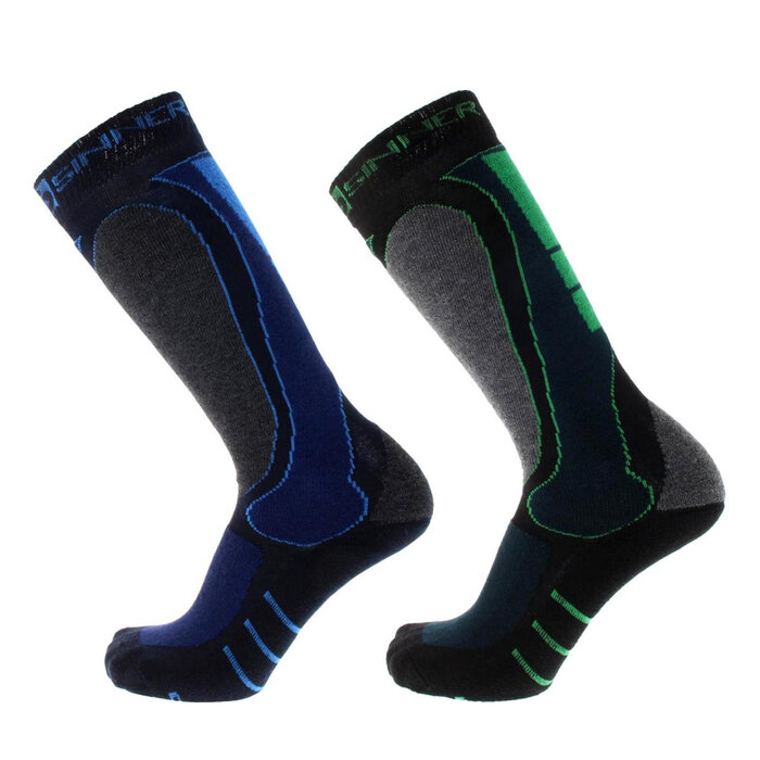 Sinner Sinner Geo Heren Ski Sokken - Double Pack