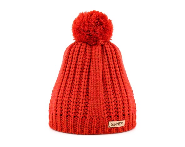 Sinner Sinner Wofford Kids Beanie - Red