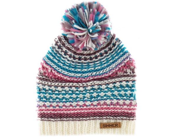Sinner Sinner Sierra Beanie - Wit Melange