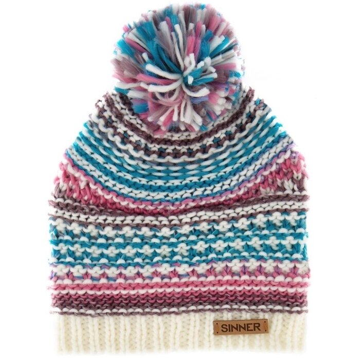 Sinner Sierra Beanie - White Melange