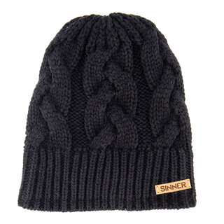 Sinner Sinner Cable Beanie - Schwarz