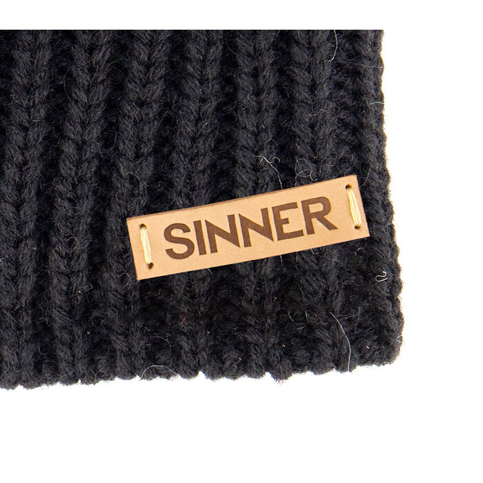 Sinner Sinner Cable Beanie - Schwarz