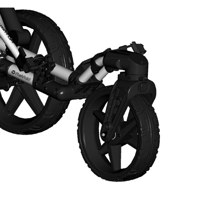 FastFold FastFold Flex 360 Golf Trolley - White Black