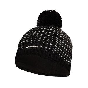 TaylorMade TaylorMade Ladies Bobble Beanie - Zwart TaylorMade TaylorMade Ladies Bobble Beanie - Zwart
