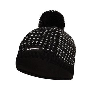TaylorMade TaylorMade Ladies Bobble Beanie - Schwarz