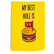 Nova Golf 'My Best Hole Is 19' Golf Towel - Yellow