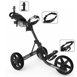 Clicgear Clicgear Silicone Strap Uprade Kit - Zwart