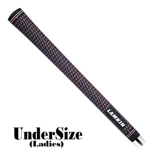 Lamkin Lamkin Crossline UNDERSIZE Ladies Grip - Zwart Roze Lamkin Lamkin Crossline UNDERSIZE Ladies Grip - Zwart Roze
