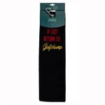 Nova Golf 'If Lost Return To Golfchamp' Golf Towel - Black